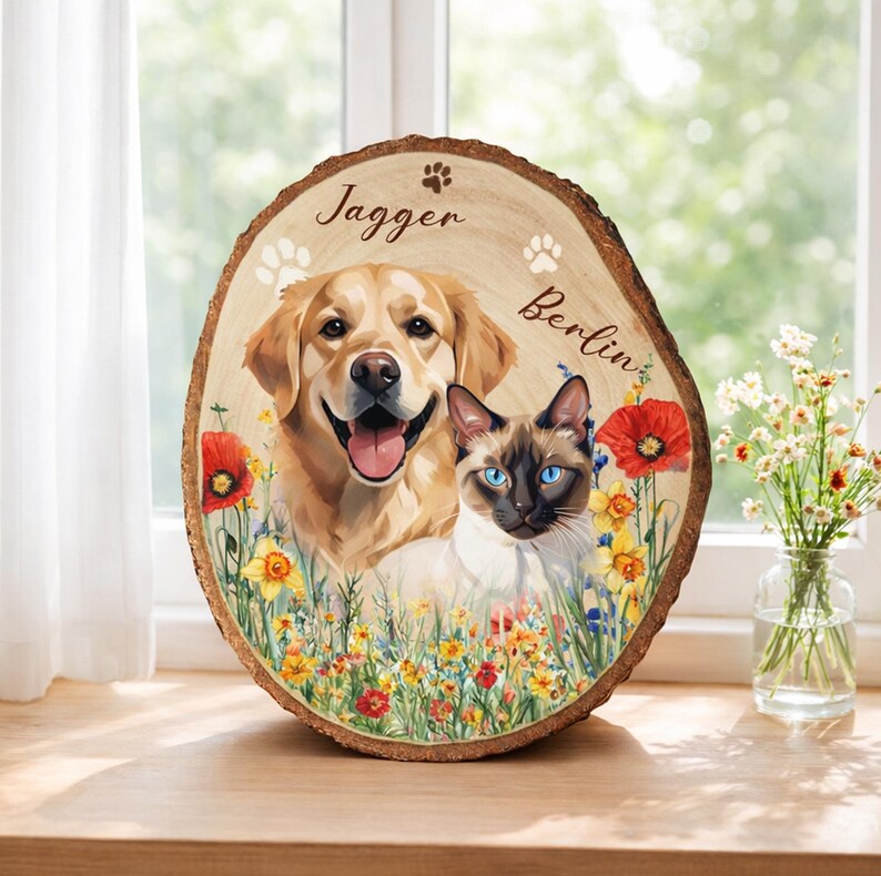 1 Layers Wood hanging sign with Stand
