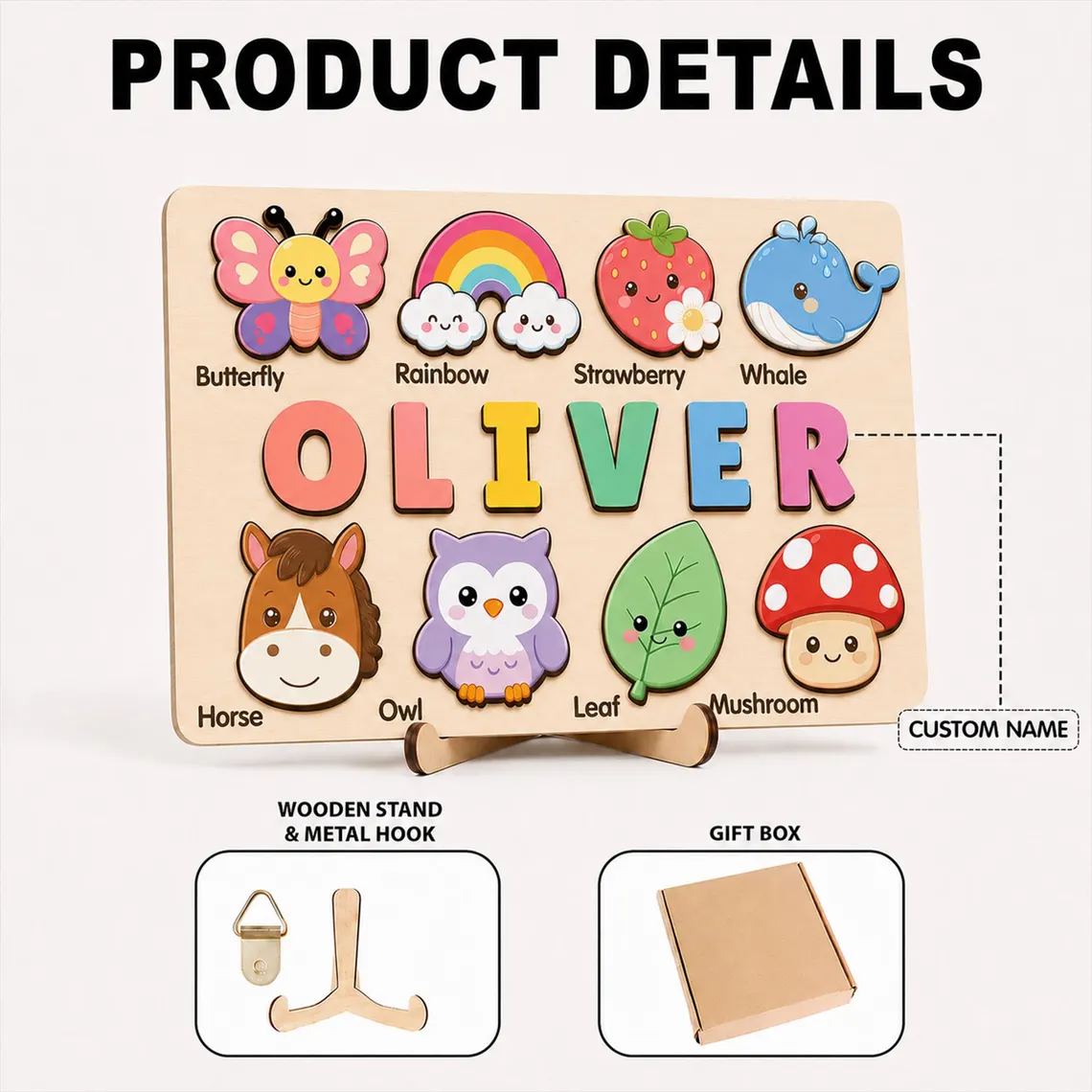 Personalized Name Puzzle For Kids