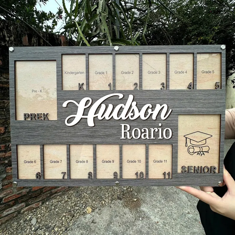 Custom School Years Photo Frame